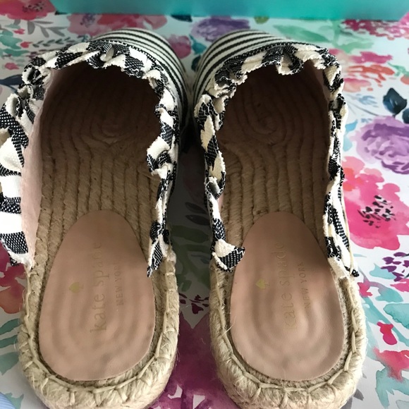 Kate Spade Laila espadrille stripe mule - Picture 9 of 11